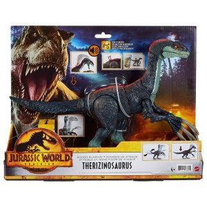 Mattel Jurassic World Domination Roaring THERIZINOSAURUS 38 cm