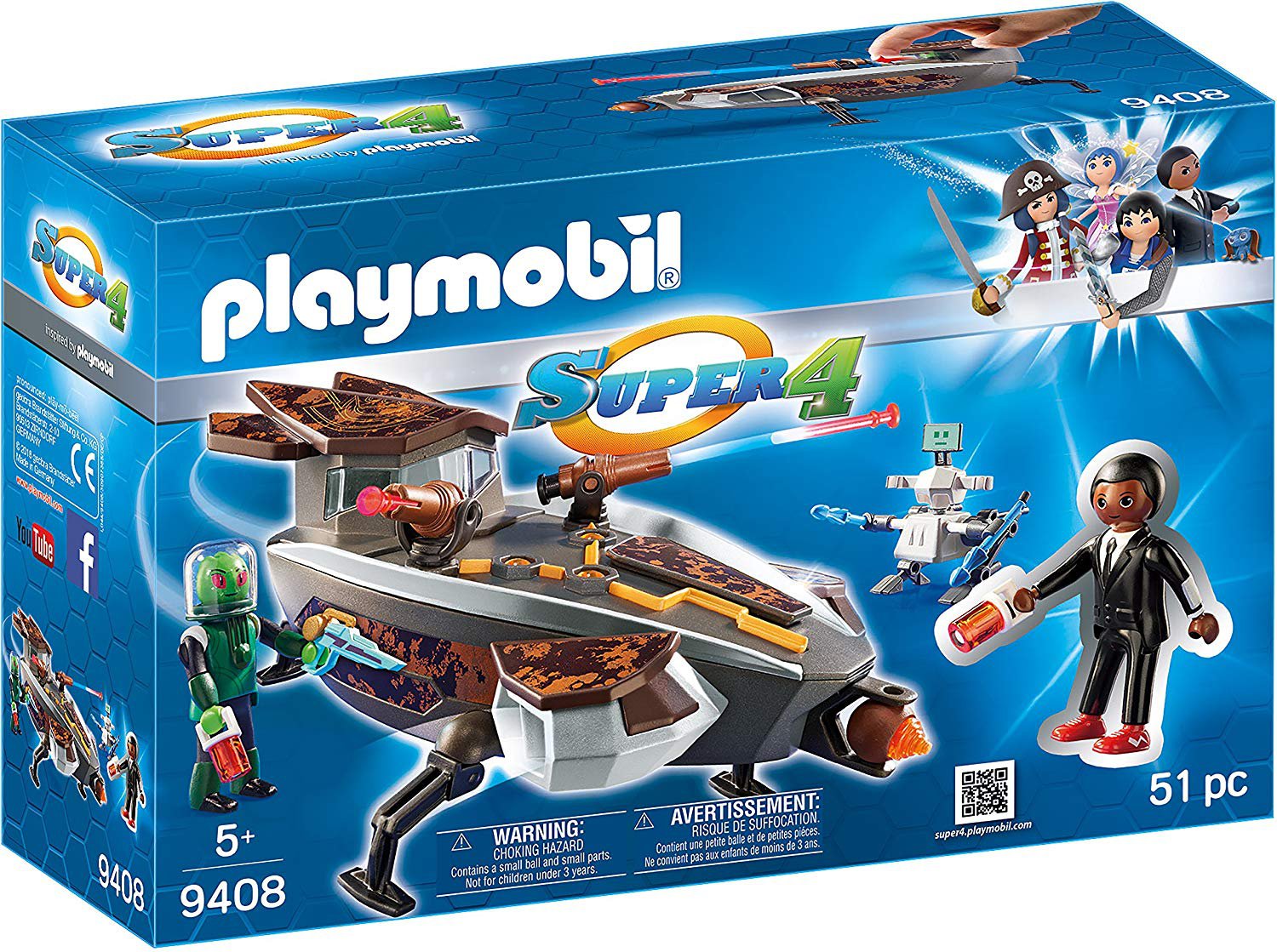 Playmobil 9408 Sykronický vesmírný kluzák s Genem