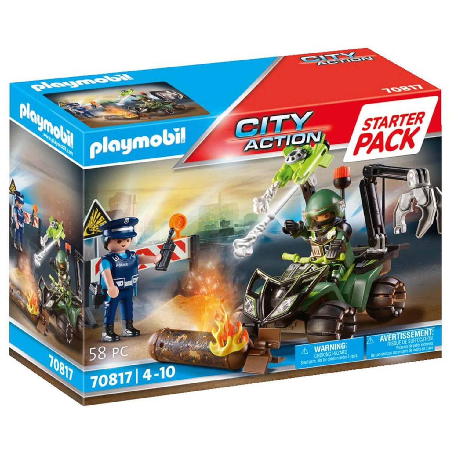 Playmobil 70817 Polizei: Training für Gefahrensituationen