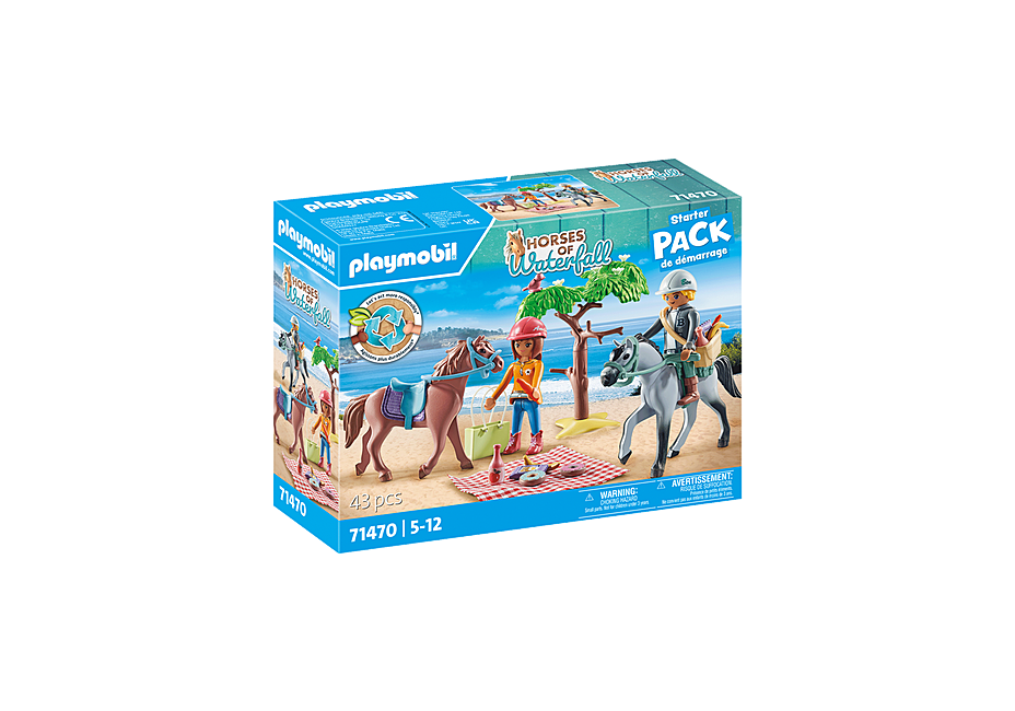 PLAYMOBIL 71470 Ausflug zum Strand mit Amelia und Ben zu Pferd