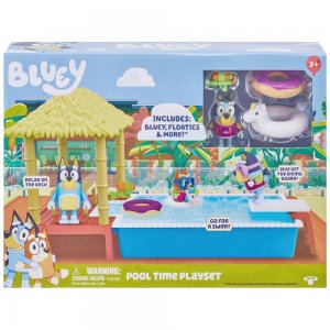 Moose Toys Zábavná herná súprava k bazénu Bluey s figúrkou Bluey