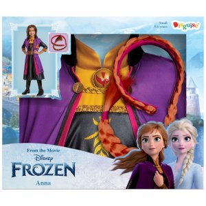 Disney Princess Anna Frozen Ledové Království Princeznovské šaty/kostým 5-6 let