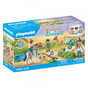 PLAYMOBIL 71495 Pferde des Wasserfall-Ponyturniers