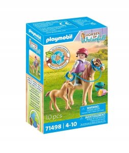 PLAYMOBIL 71498 Dieťa s poníkom a žriebätkom