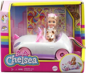 Barbie CHELSEA A KABRIOLET S NÁLEPKAMI