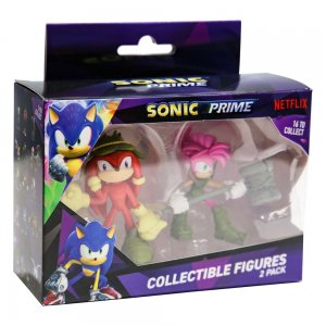 Sonic Ježko Prime sada 2 figúrok KNUCKLES BCM + AMY