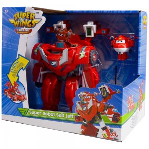 Sada Super Wings 2 v 1 Super Robot Suit Jett