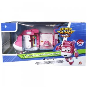 Super Wings Dizzy Transformujúce Záchranný vrtuľník 4 v 1