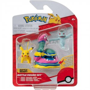 Jazwares Pokémon akční Pikachu, Alolan Muk a Machop 5 cm