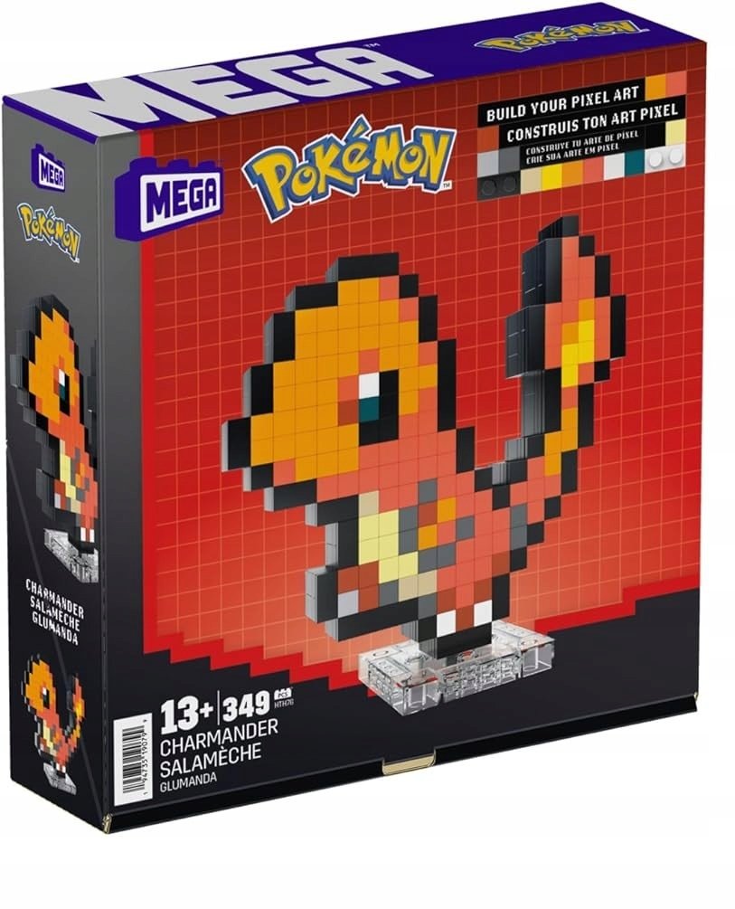 Mega Bloks Mega Pokémon Pixel art - Charmander