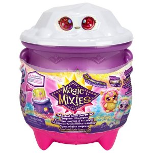 Tm Toys Magic Mixies magický kotlík sluneční  překvapení s plyšovou hračkou růžová