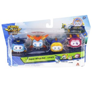 Super Wings Pets 4-balení se světlem