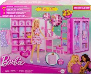 Mattel Barbie Šatník snů v pastelových farbách s panenkou oblečky a doplnky HXD58