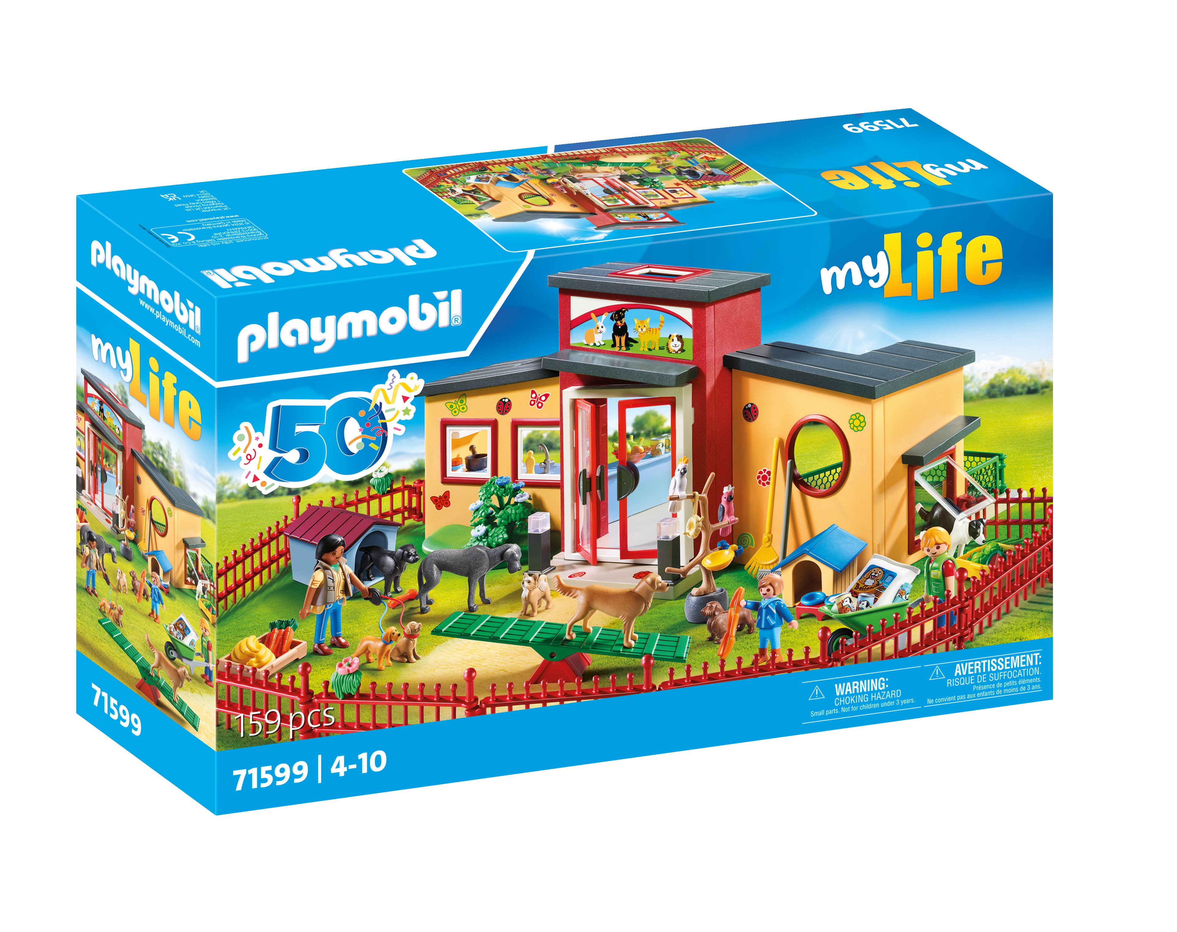 Playmobil 70511 Auto mit Anhänger für Ponys