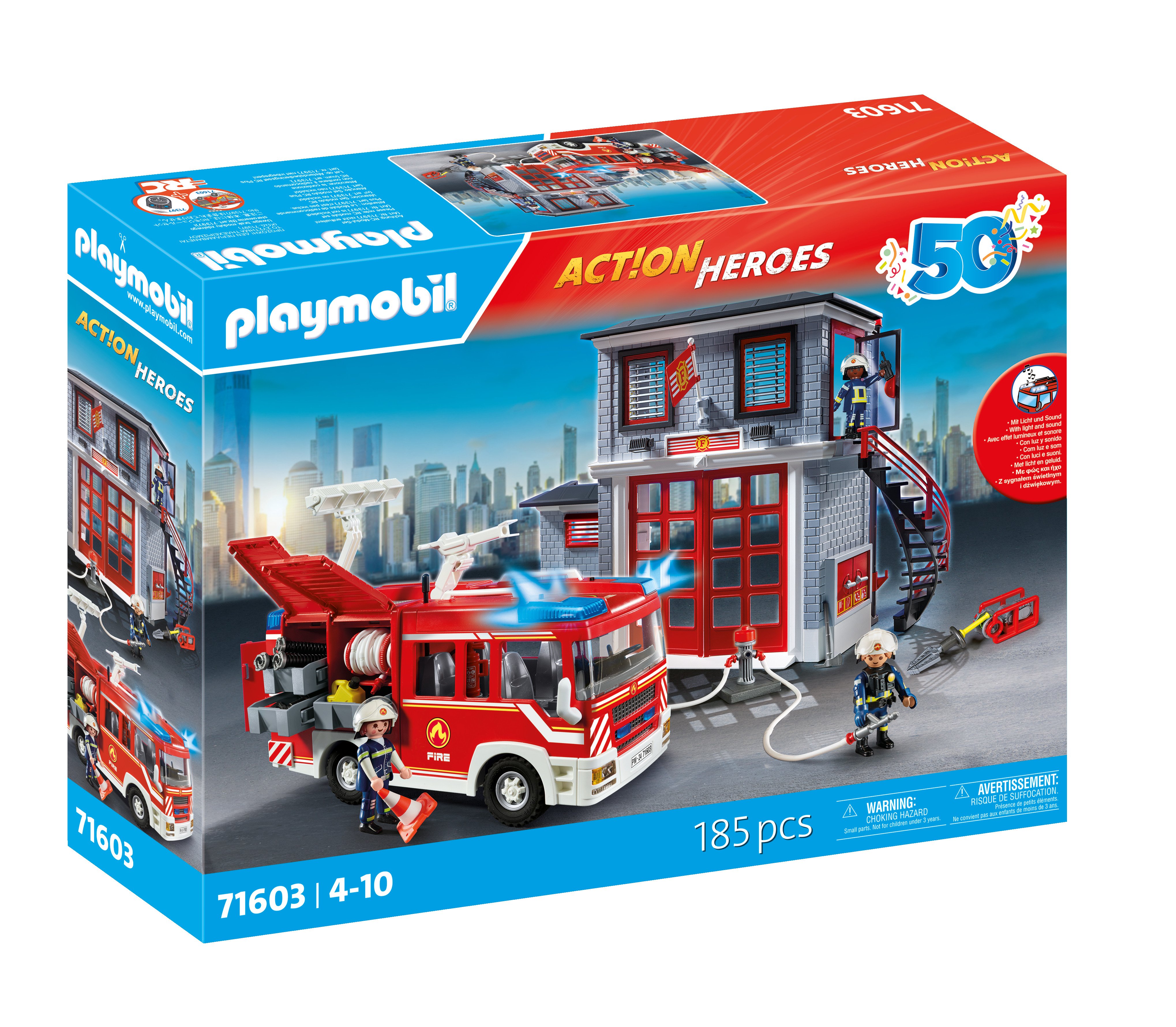 Playmobil 70511 Auto mit Anhänger für Ponys