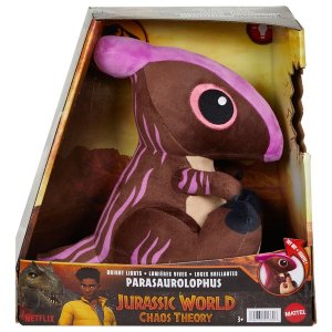 Mattel Jurský svet Chaos Theory s funkciou osvetlenia plyšák Parasaurolophus