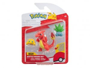 Jazwares Pokemon Clip and Go Pokéball-Figur Squirtle