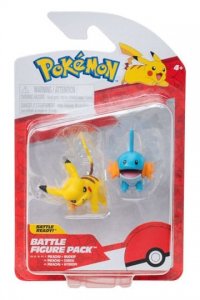 Jazwares Pokémon figurky Battle Mudkip a Pikachu