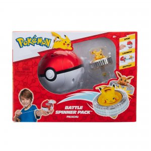 Jazwares Pokémon Battle Spinner Pack - Pikachu & Poké Ball