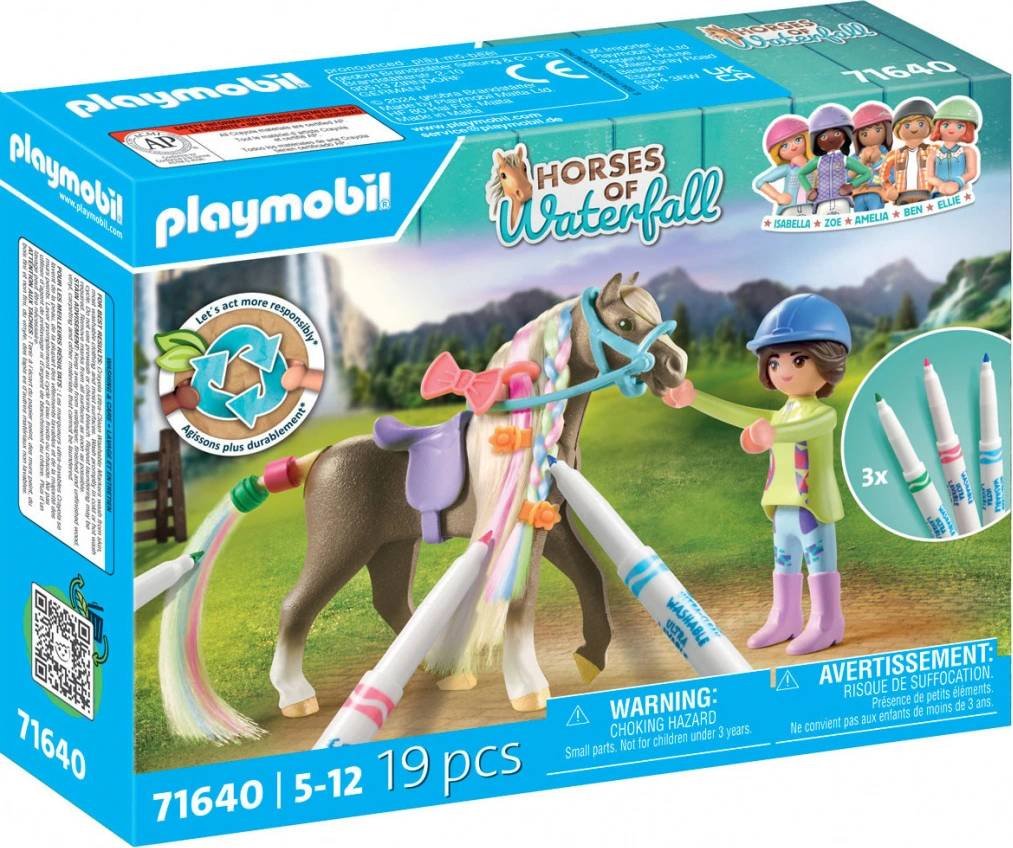 PLAYMOBIL 71640 Kreatívna súprava s koňom a ceruzkami