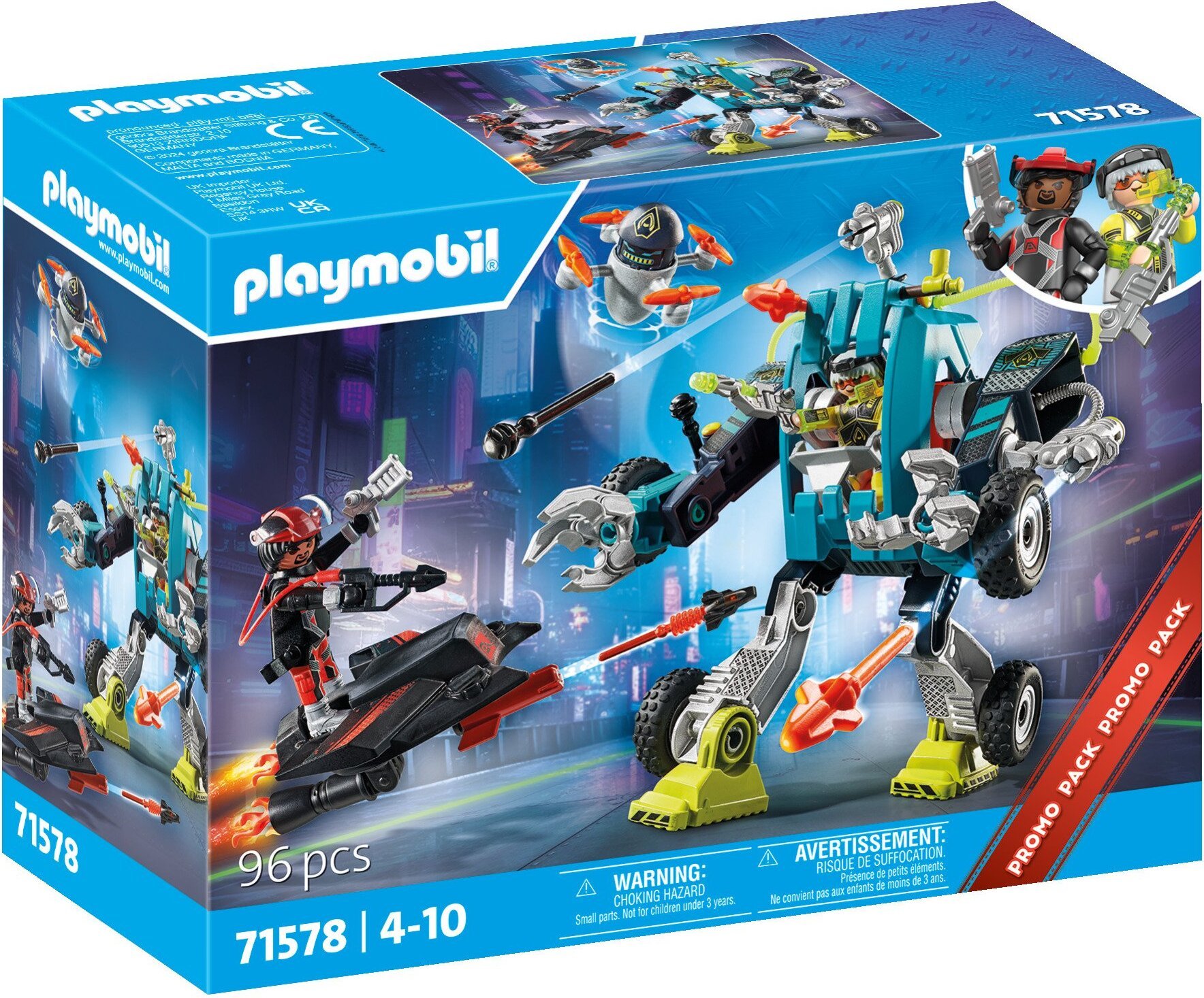 Playmobil 71578 Robot vs. kluzák