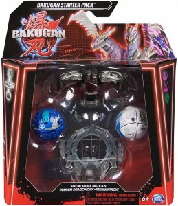 Bakugan Starter Set Special Attack S6 Mantid Titanium Dragonoid Trox