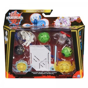 Bakugan Starter Set Special Attack S6 Mantid Titanium Dragonoid Trox