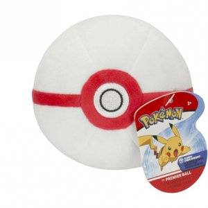 Jazwares Pokémon Plyšák Balls Premier Ball 10 cm