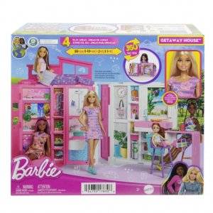 Mattel Barbie Eko Domček s bábikou HRJ77