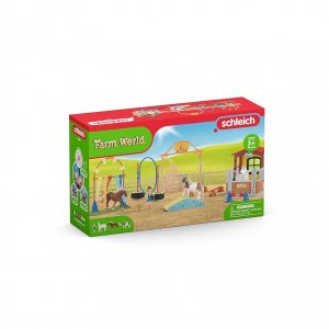 Schleich 72149 Agility v koňském boxu