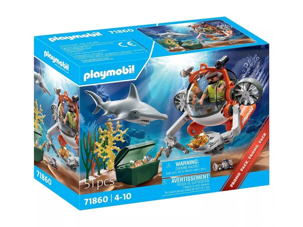 Playmobil 71860 Honba za pokladem s ponorkou
