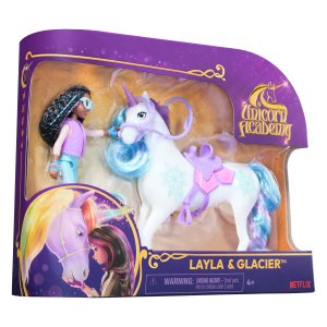 Spin Master Unicorn Academy figurky Layla a Glacier 11 cm