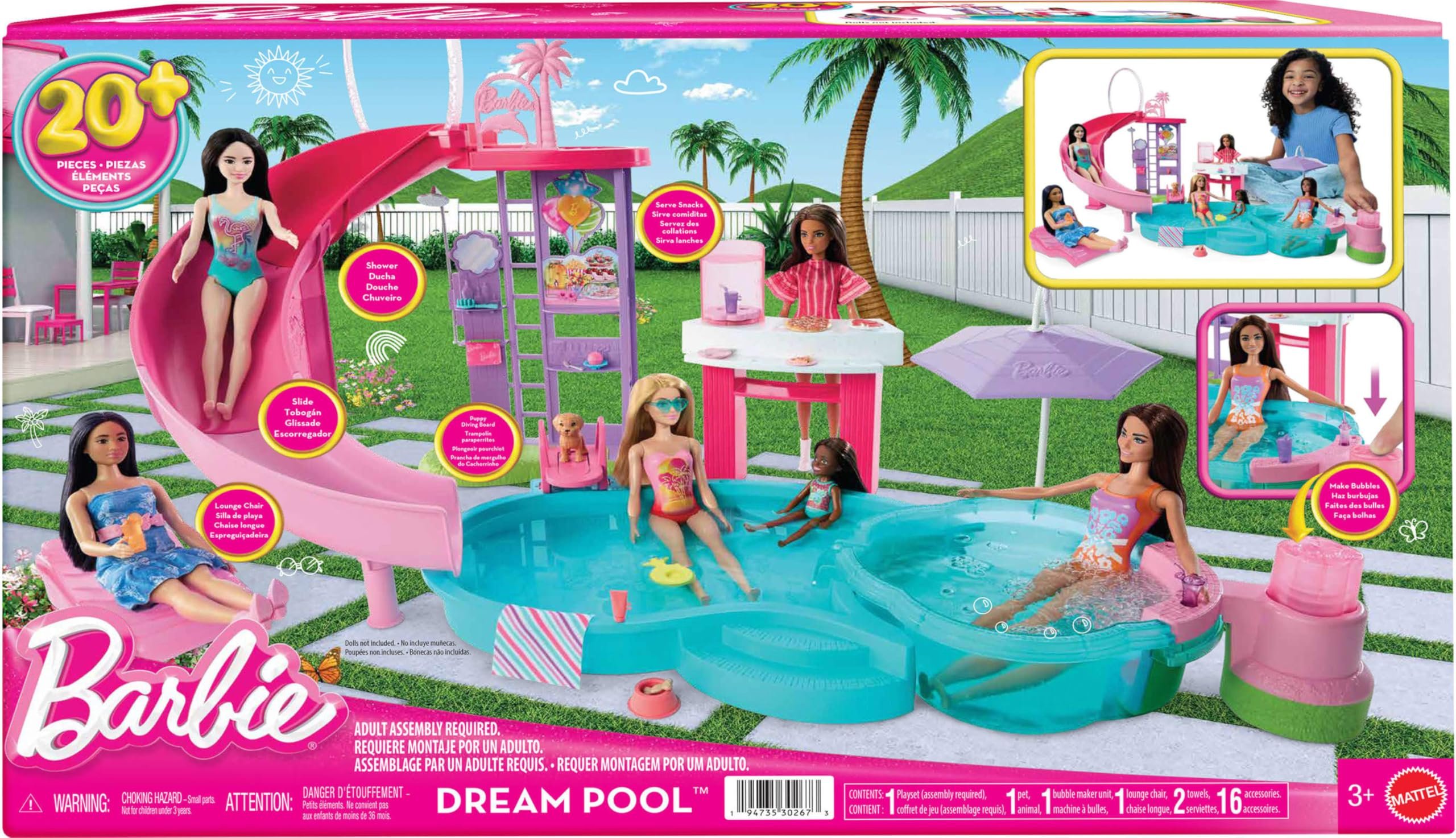 Mattel Barbie bazén snů