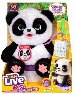 Little Live Pets Interaktívna Panda Chu Chu s nočníkom Plyšová Hračka 26676