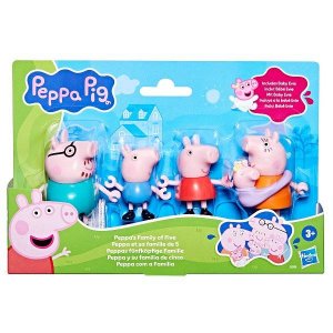HASBRO Prasátko Peppa Pig rodinka 5 figurek