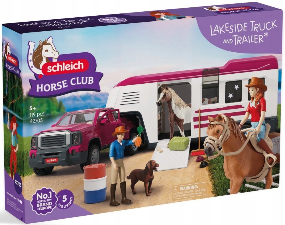 Schleich 42705 Nákladní vůz Lakeside s přívěsem