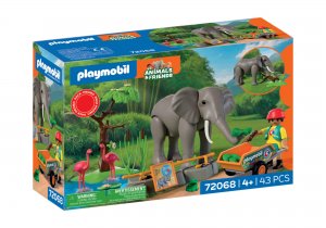 Playmobil 72068 Slon s ošetrovateľom