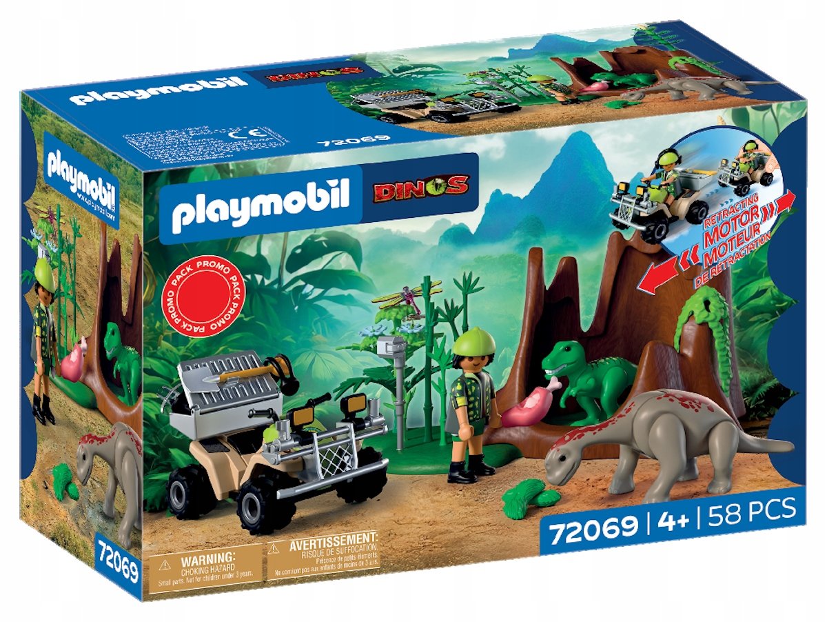 Playmobil 72069 Úkryt dinosaurov