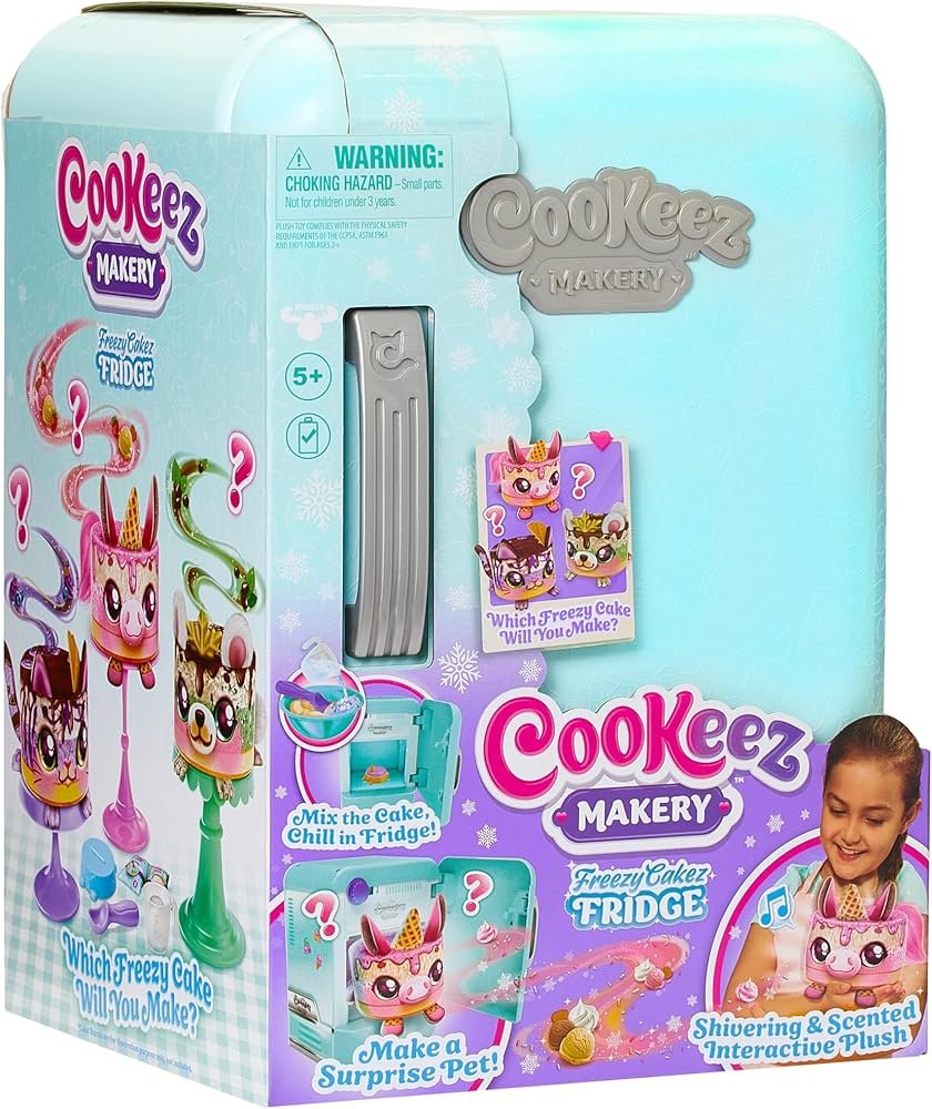 Cobi COOKEEZ MAKERY Mrazené Ľadové Tortičky, Chladnička Interaktívna Plyšová Hračka