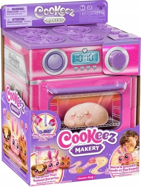 Moose Toys Cookeez Makery PEČENÉ ROHLÍČKY INTERAKTIVNÍ PLYŠOVÁ HRAČKA TROUBA