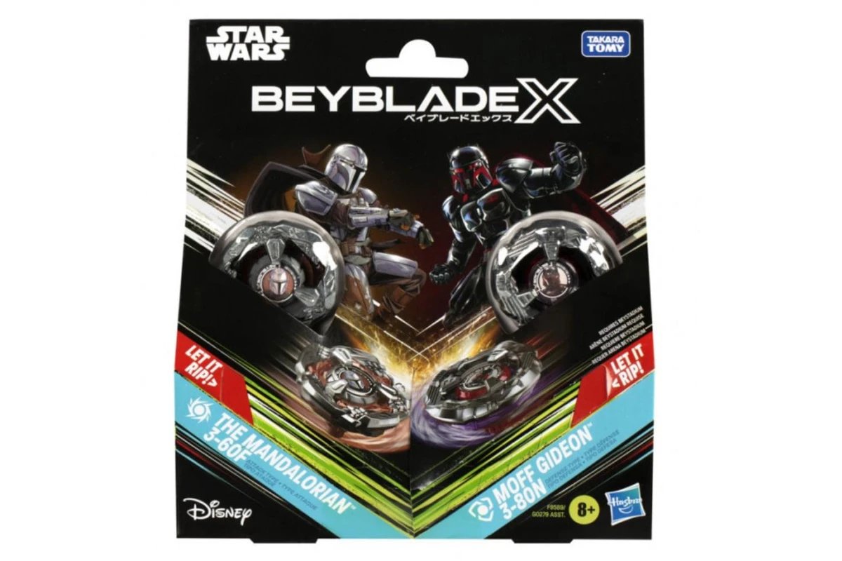 Beyblade X Dual Pack The Mandalorian 3-60F vs Moff Gideon 3-80N