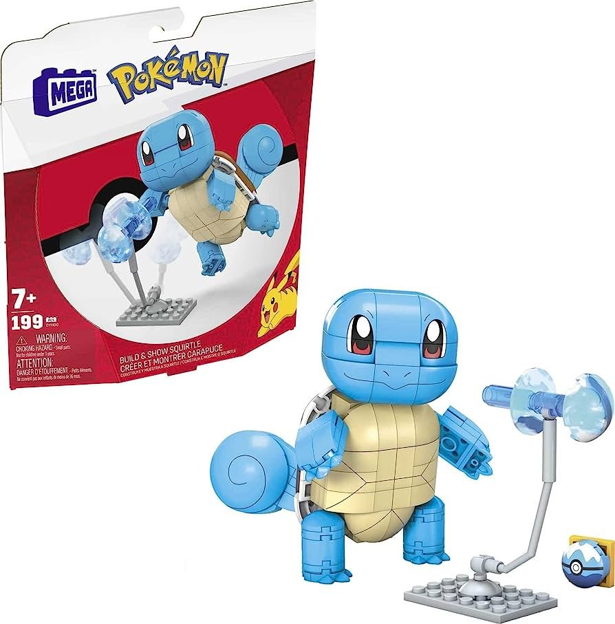 Mega Construx Baue und präsentiere Pokémon – Squirtle