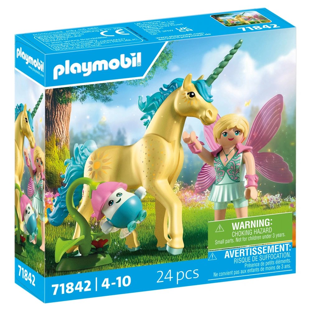 Playmobil 71842 Sběratelský jednorožec Sluneční květ s vílou