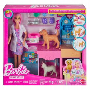 Barbie Veterinárka s vybavením a doplnkami