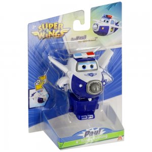 Super Wings 2v1 Transformační letadlo Paul 12cm