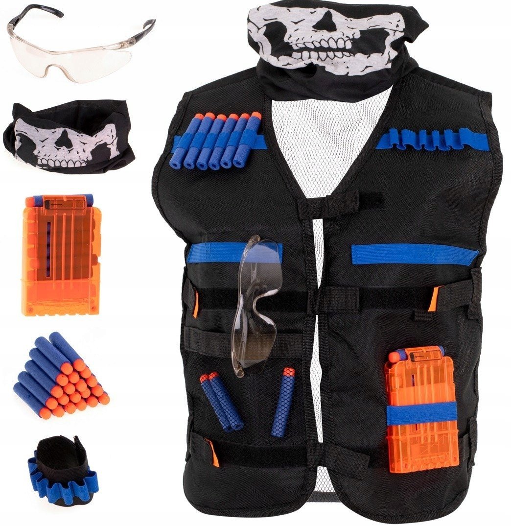 Nerf Kik taktická vesta s příslušenstvím KX7446