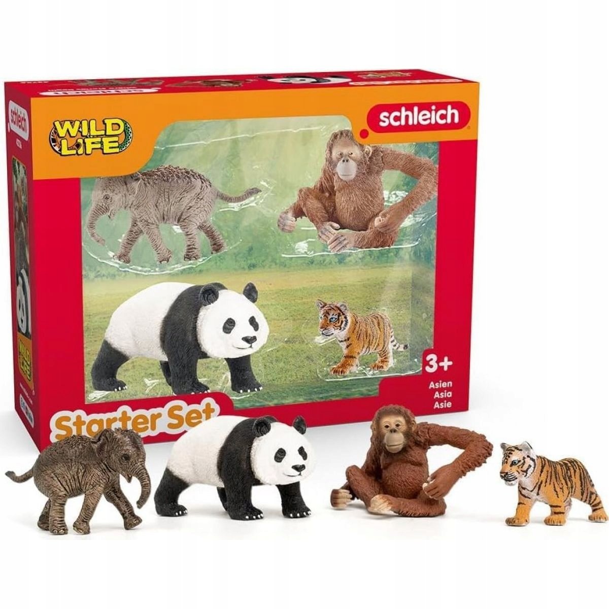 Schleich 42736 Wild Life Asie startovací sada