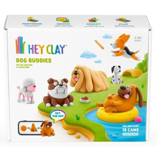 Hey Clay Sada modelovací hmota Pejsci