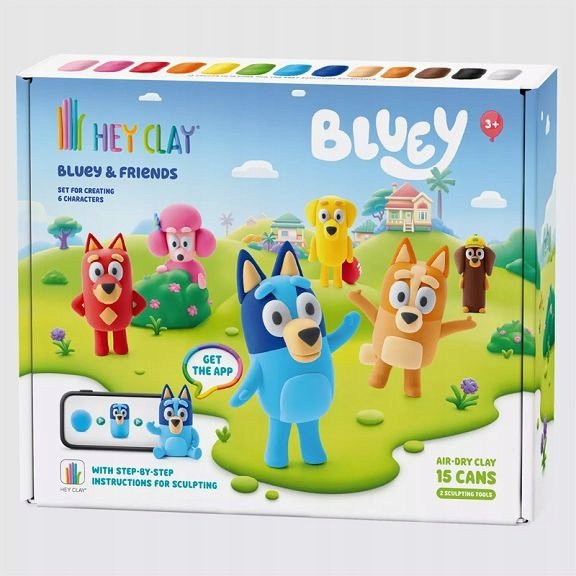 TM Toys Hey Clay Bluey a přátelé