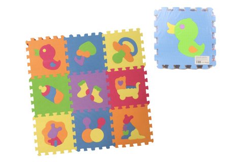 Pěnové puzzle 9 ks